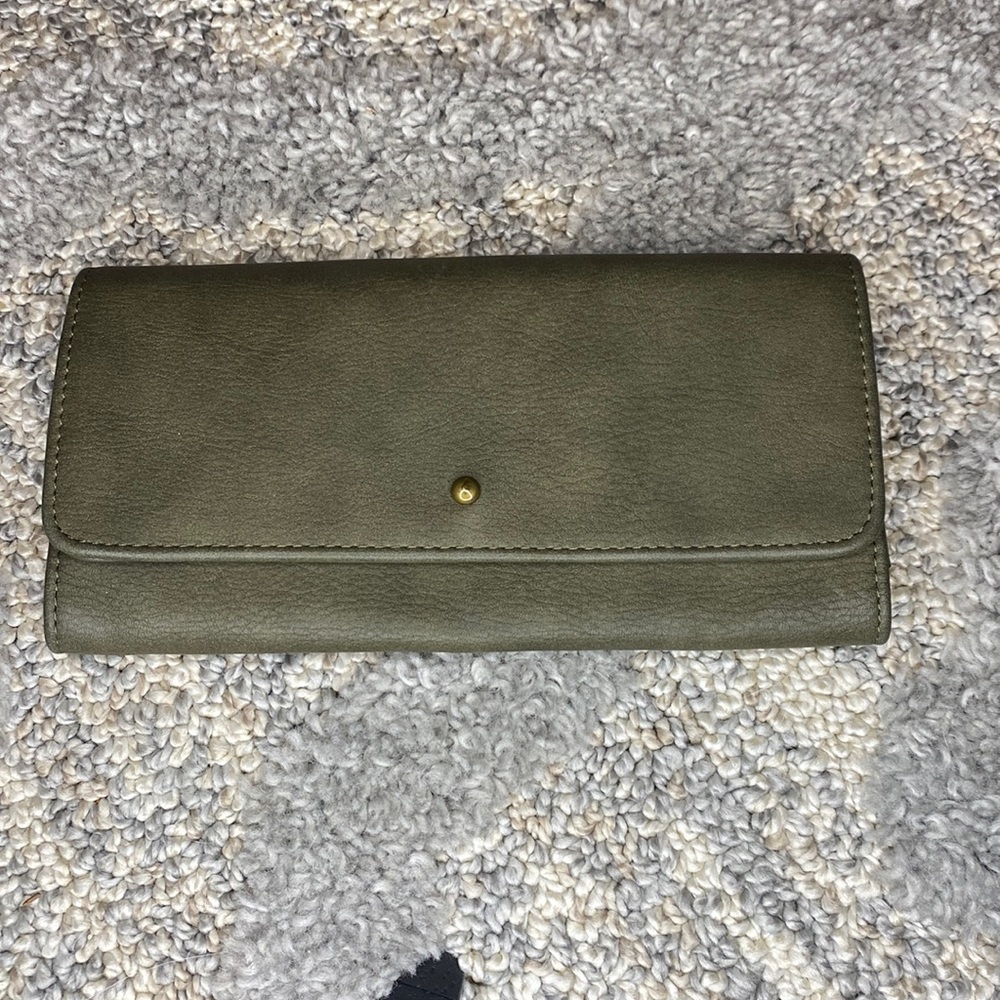 Olive green wallet